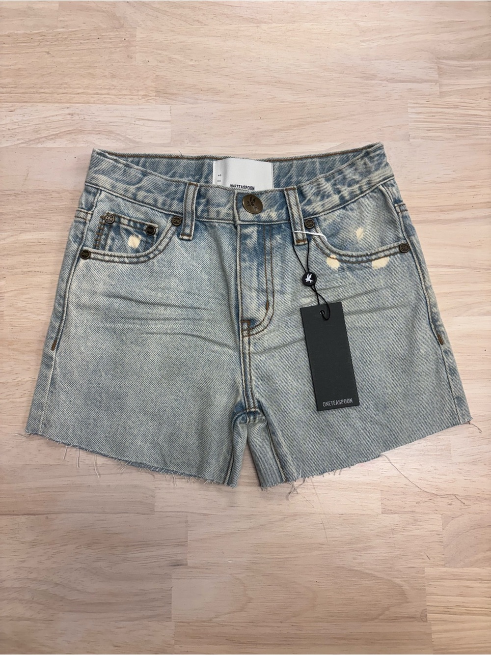 New Oneteaspoon size 7/8 denim shorts